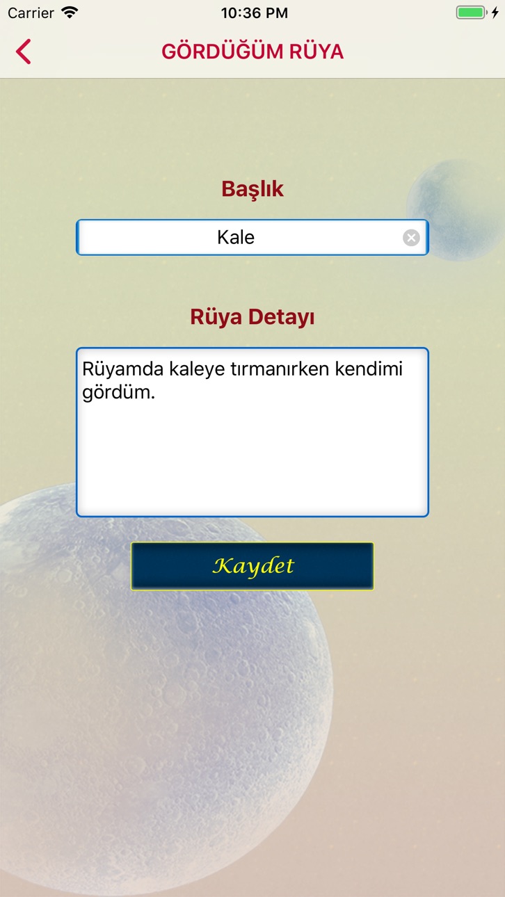 iPhone screenshot