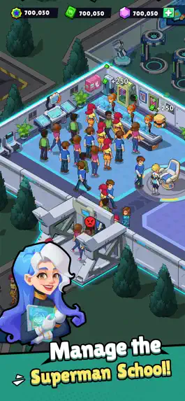 Game screenshot Idle Superpower School apk