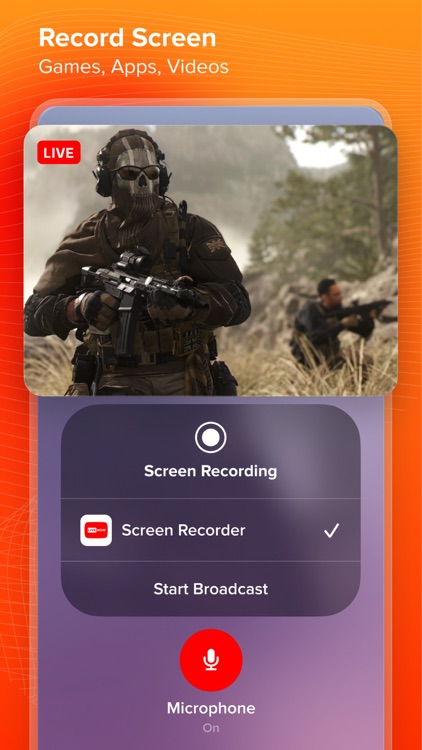 Gaming now lets you record and live stream directly from