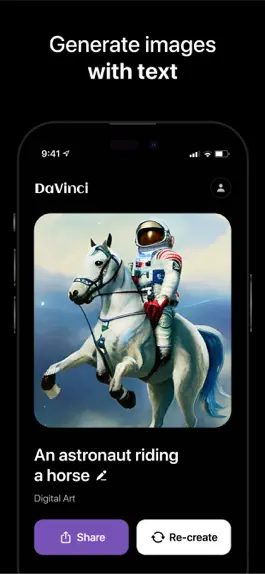 Game screenshot DaVinci - AI Photo Generator apk