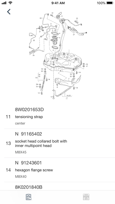 Car parts for Audi - diagramsのおすすめ画像1