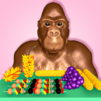 Gorilla Mukbang ASMR Eating