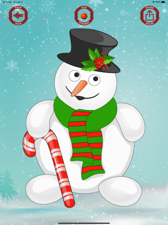 Screenshot #6 pour Décorer le bonhomme de neige n