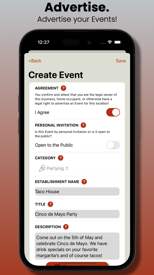 #1. Your Event Finder (iOS) Podle: Brad Pratt