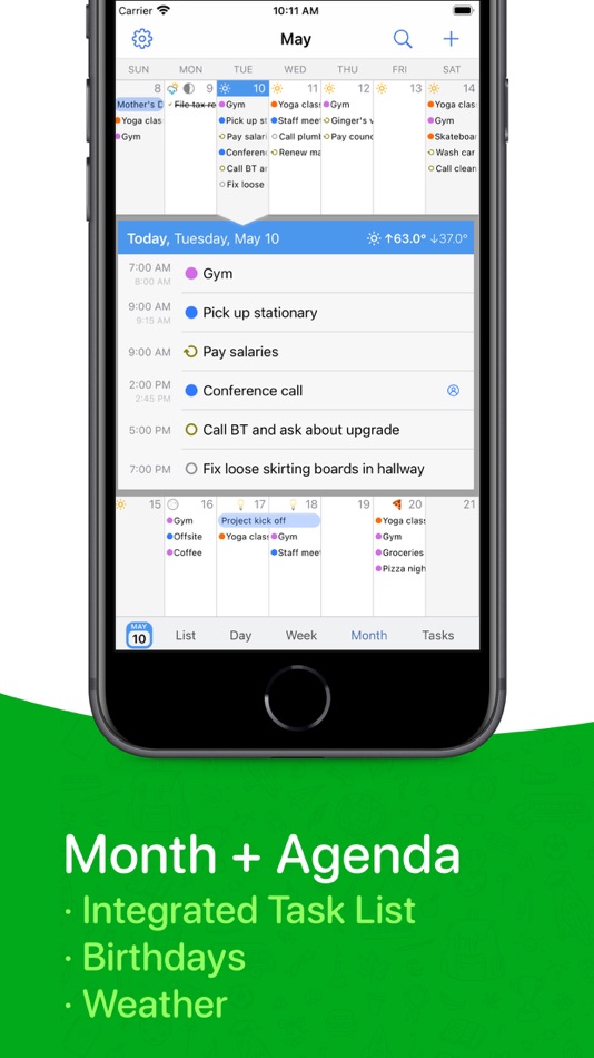 #2. BusyCal: Calendar & Tasks (iOS) 由: Busy Apps FZE