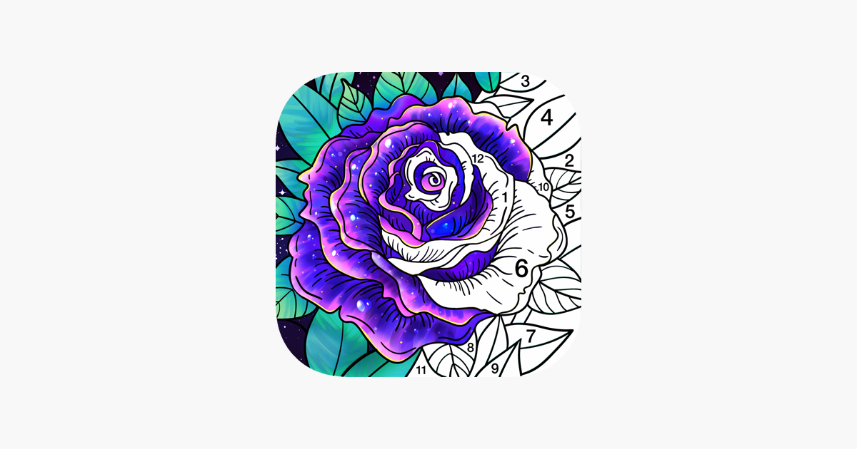 ‎Coloring Book -Color by Number on the App Store