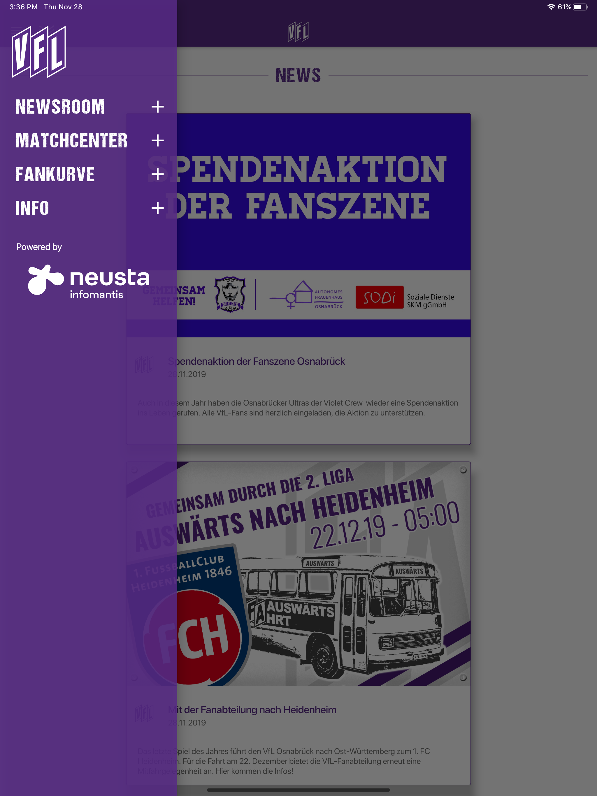 VfL Osnabrück App