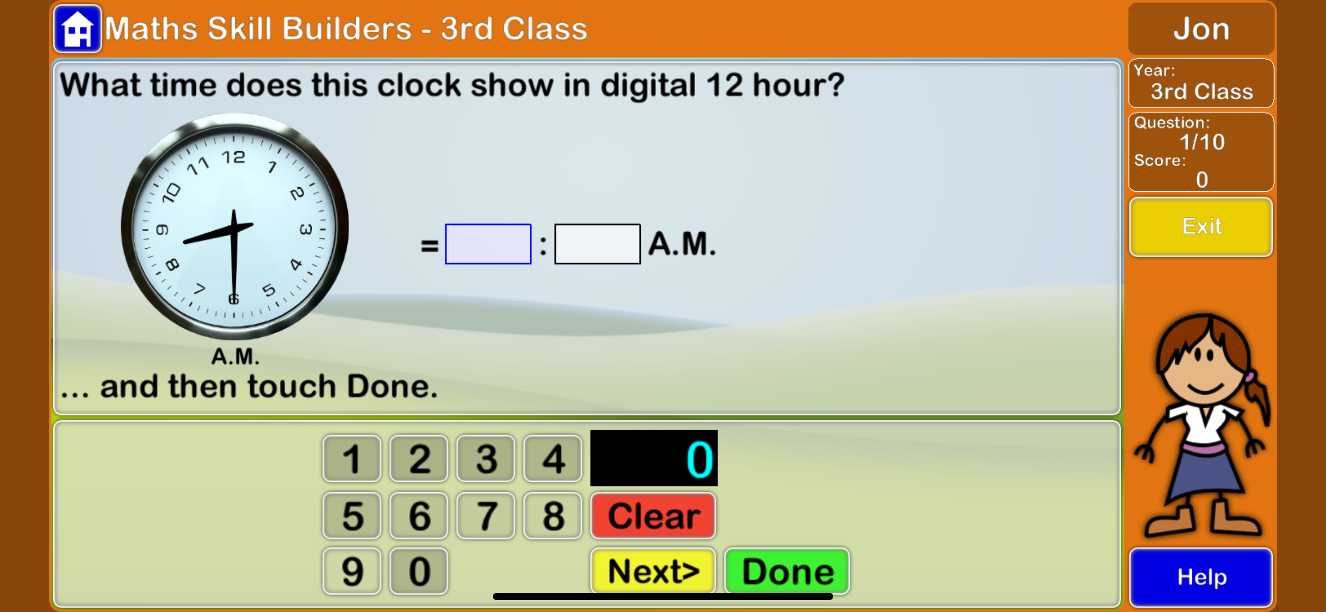 Maths Skill Builders 3rd Class screenshot 5