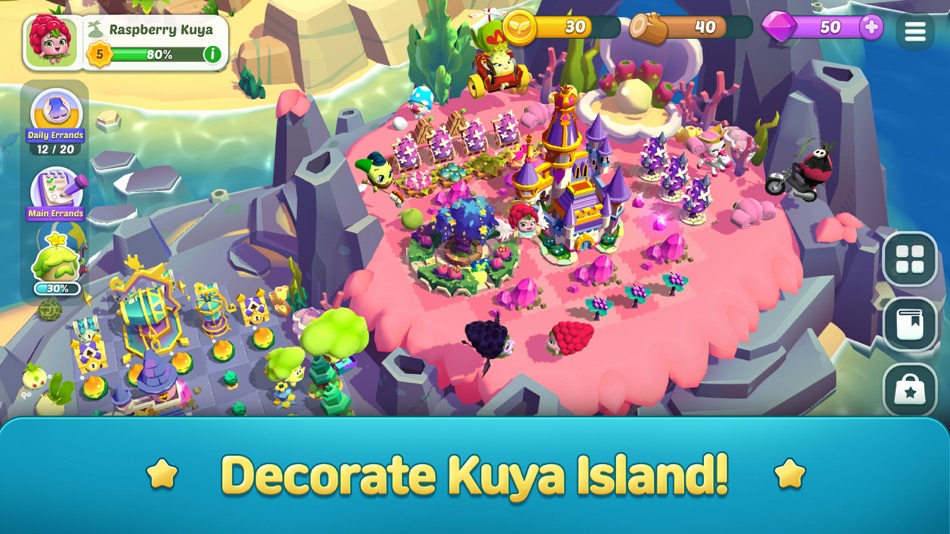 #4. Merge Fantasy Island (iOS) โดย: Netmarble Corporation