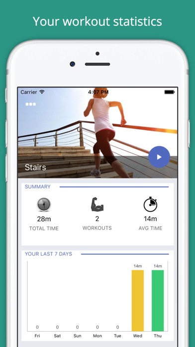 Stairs Workout Challenge Screenshot