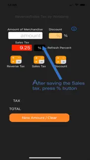 reverse sales tax iphone screenshot 3