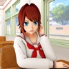 Anime Girl High School Sim 3D icon