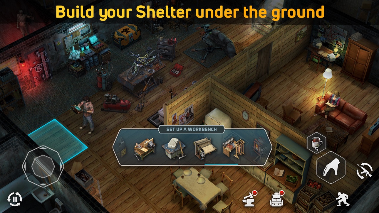 Dawn of Zombies: Survival Game iOS Mod IPA screenshot 4 - iOS game interface