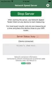 network speed tester server iphone screenshot 1