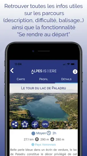 Capture d'écran de Isère Outdoor sur iPhone 3