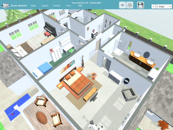 House Sketcher iPad app afbeelding 5