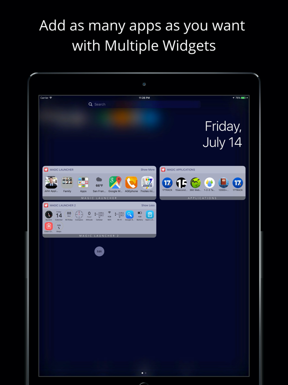 Screenshot #4 pour Magic Launcher Pro Widgets