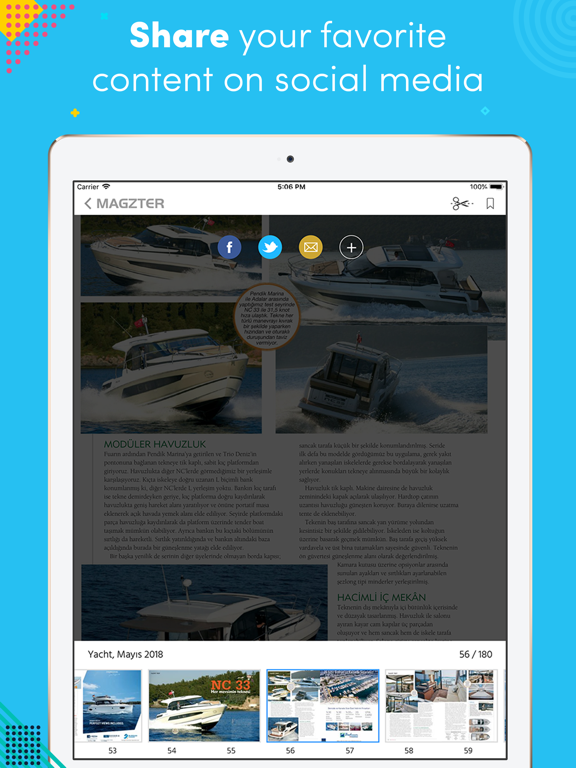 Yacht Dergisi iPad screenshot 4 - Sports app
