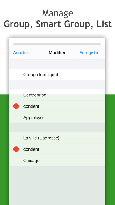 Screenshot #3 pour Groupe Intelligent: Email, SMS