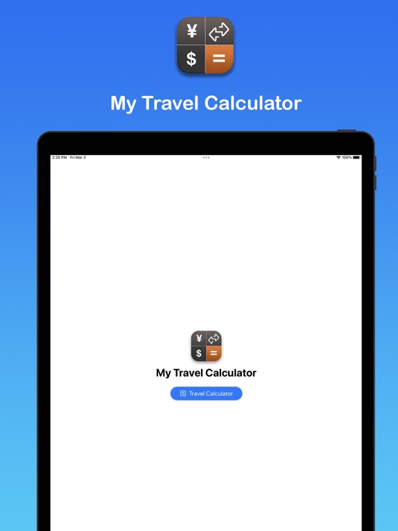 Screenshot #4 pour Travel Calc Easy