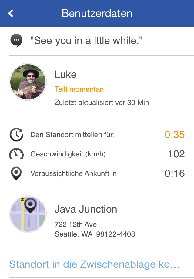 Glympse -Share your location screenshot 4