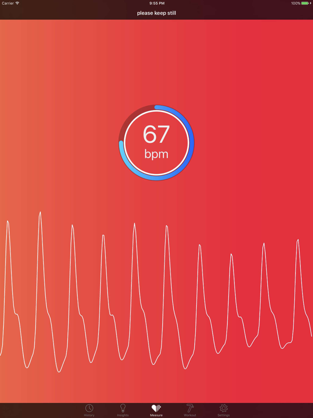 ‎Cardiio: Heart Rate Monitor Screenshot