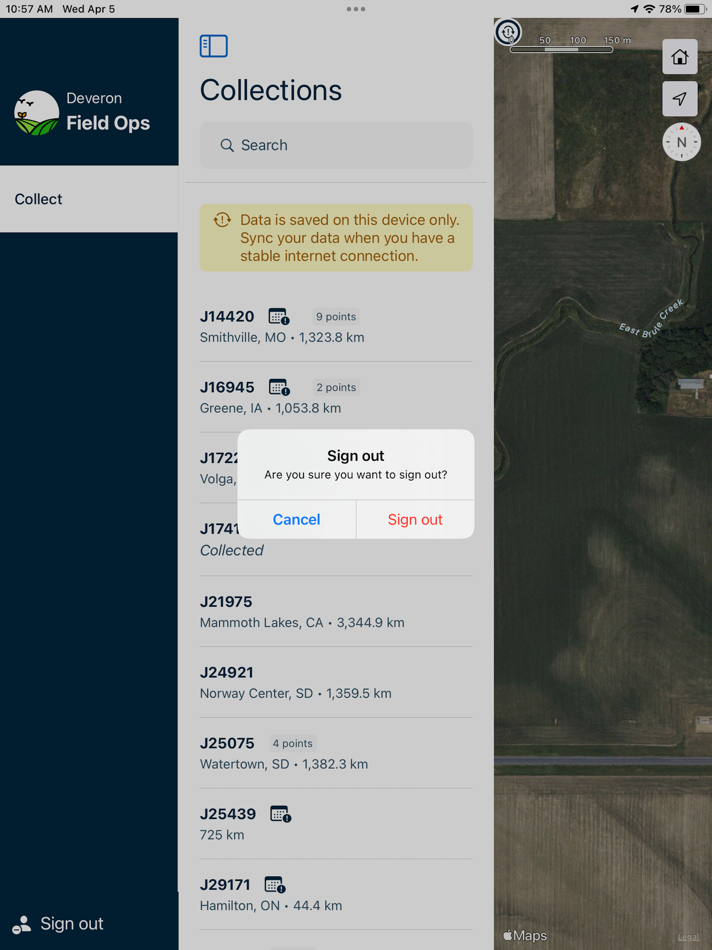 #9. Deveron Field Ops (iOS) Podle: Deveron Corp