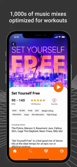 Game screenshot RockMyRun - Workout Music apk