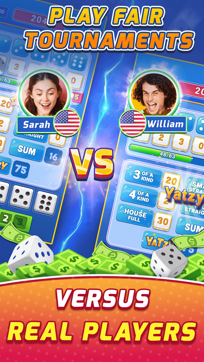 Yatzy Clash - Win Real Cash