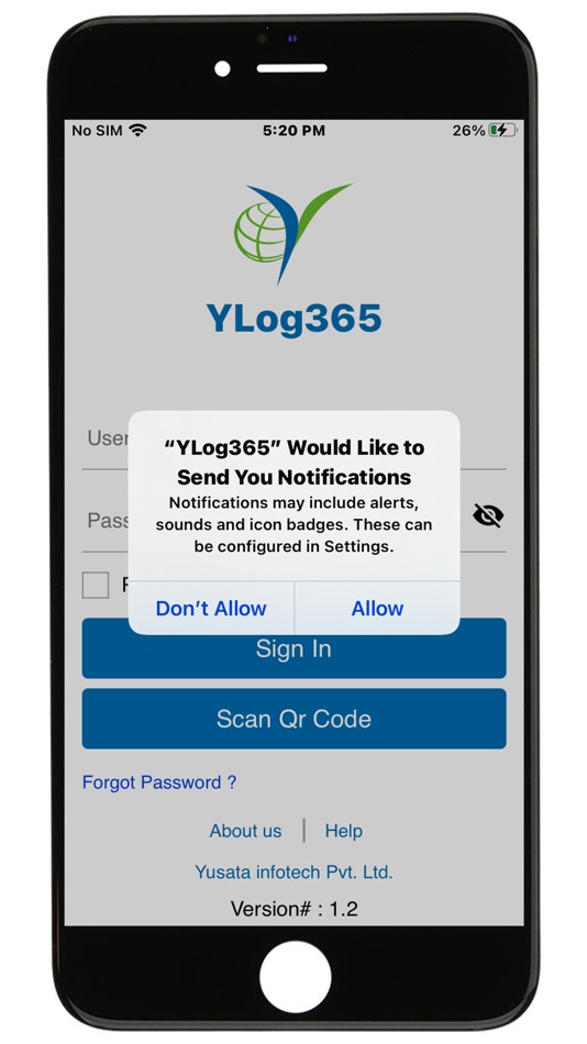 #2. YLog365 (iOS) 由: Yusata Infotech Private Limited
