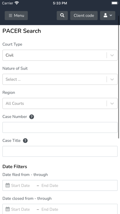 CourtDrive Mobile Screenshot