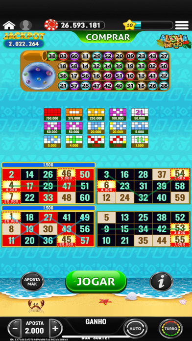 Amazonia Bingo Screenshot