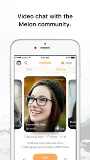 melon - meet new people iphone screenshot 2