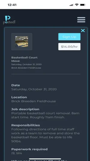 Posted! Campus screenshot 2