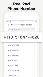 2nd line - second phone number iphone screenshot 2