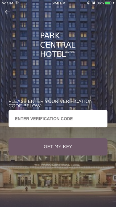ParkCentral Hotel Screenshot