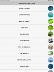 rain sounds - sleep relax ipad capturas de pantalla 1