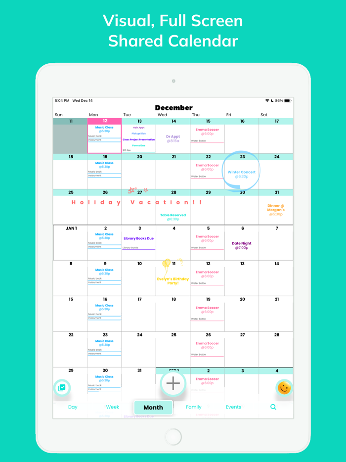Scoot Family Calendar