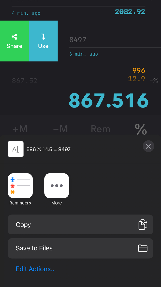 #3. Calculator (iOS) 来自: HurryApp LTD