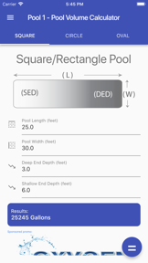 Pool Chem Calculator screenshot
