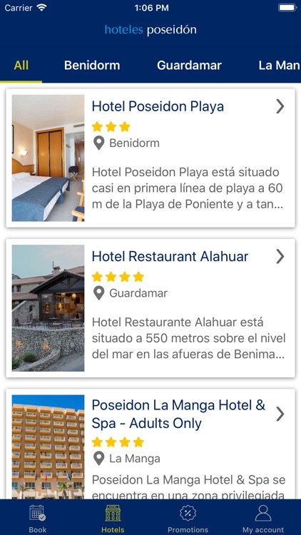 Hoteles Poseidón screenshot-4