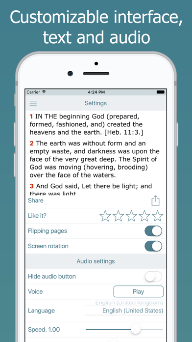 Amplified Bible with Audio Screenshot