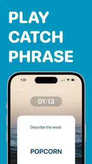 catch phrase game for friends iphone screenshot 1