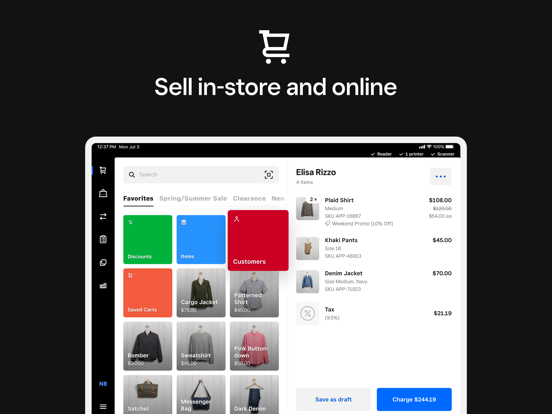 Screenshot #1 for Square: Retail Point of Sale