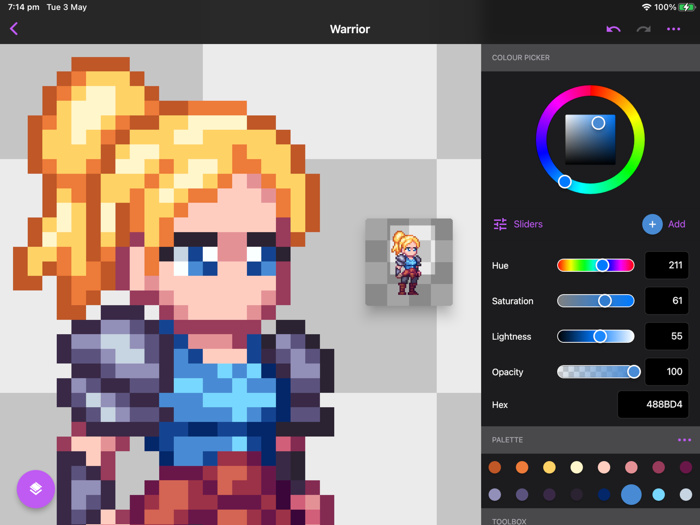 Pixel Brush 8 bit hobby gifs