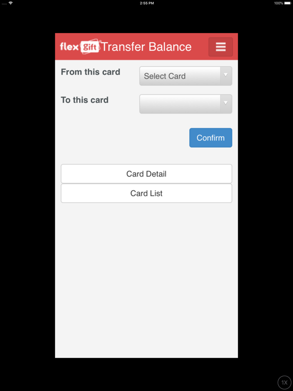 FlexGift iPad screenshot