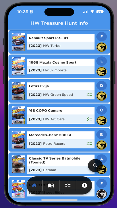 Screenshot #1 pour HW Treasure Hunt Info
