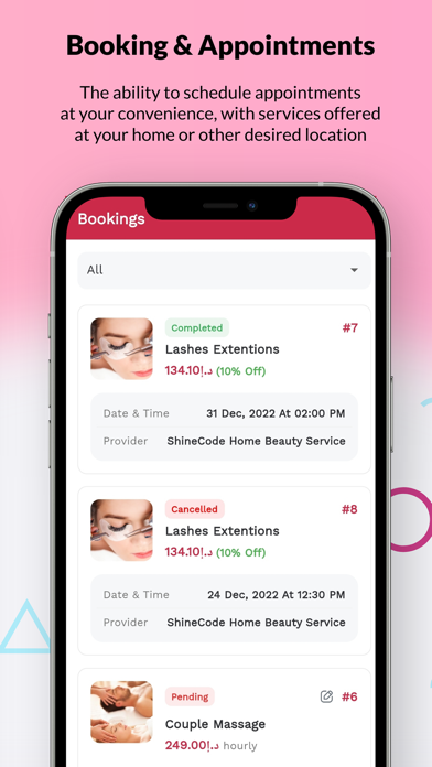 ShineCode - Home Beauty Salon Screenshot