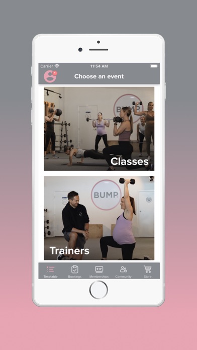 Bump Health & Fitness Screenshot