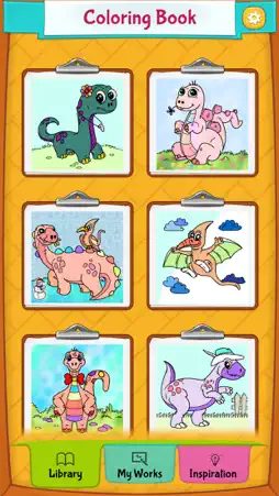 Dinosaur Coloring Sheets screenshot 35
